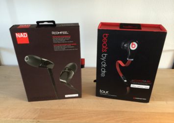 Beats by dre tour og NAD HP20 in ear